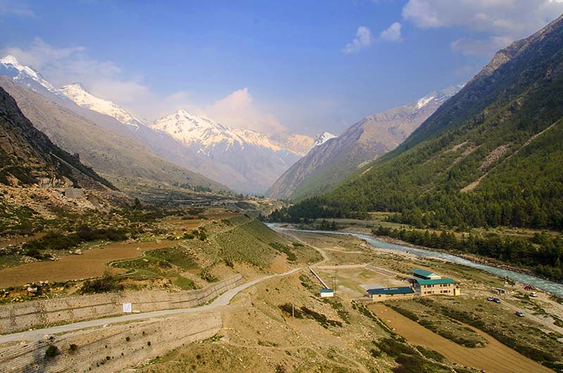 Chitkul is located roughly around 600 kilometers from Delhi